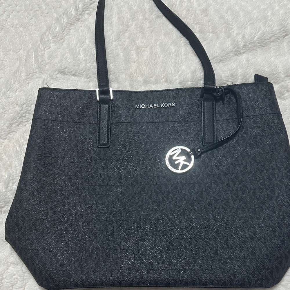 Michael Kors Signature Black Tote